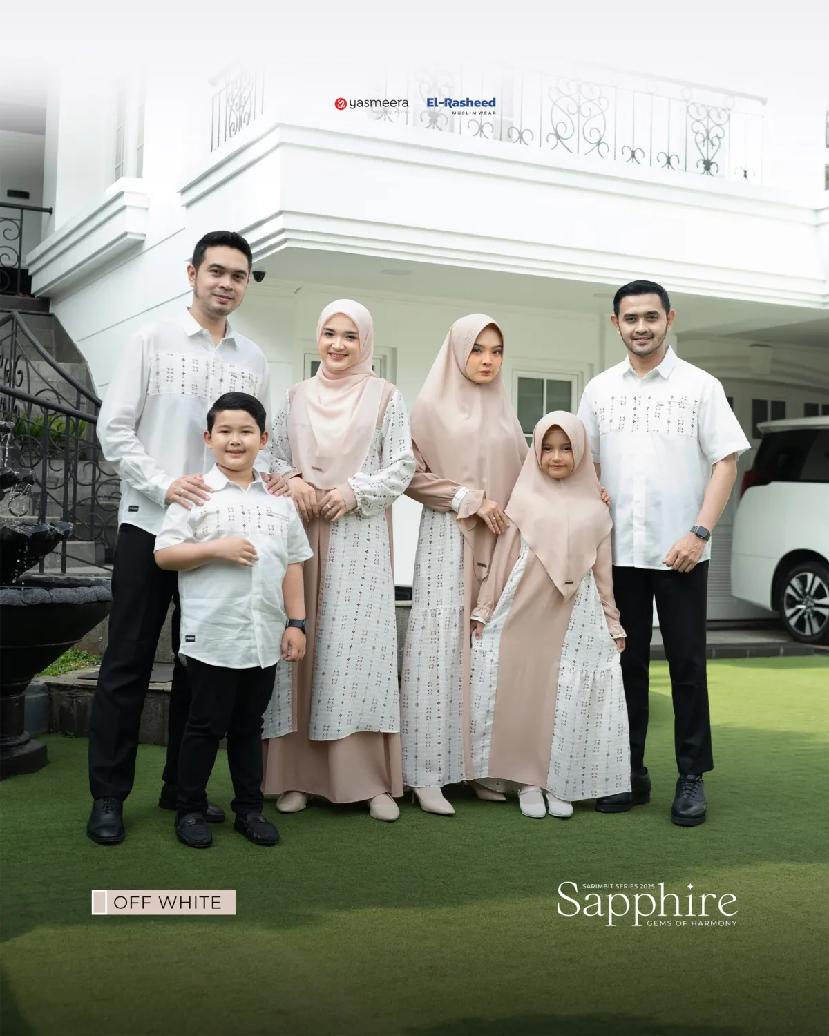 Yasmeera - SARIMBIT 2025 SAPPHIRE SERIES WARNA OFF WHITE thumb 8