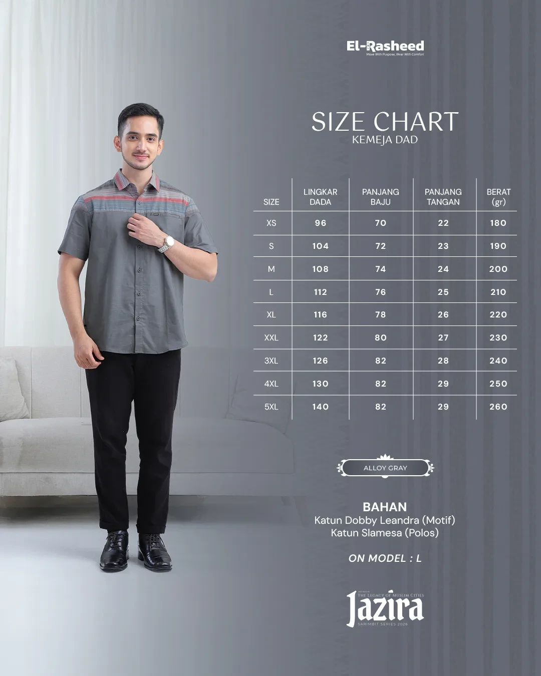 Yasmeera - JAZIRA SERIES - ALLOY GRAY thumb 45