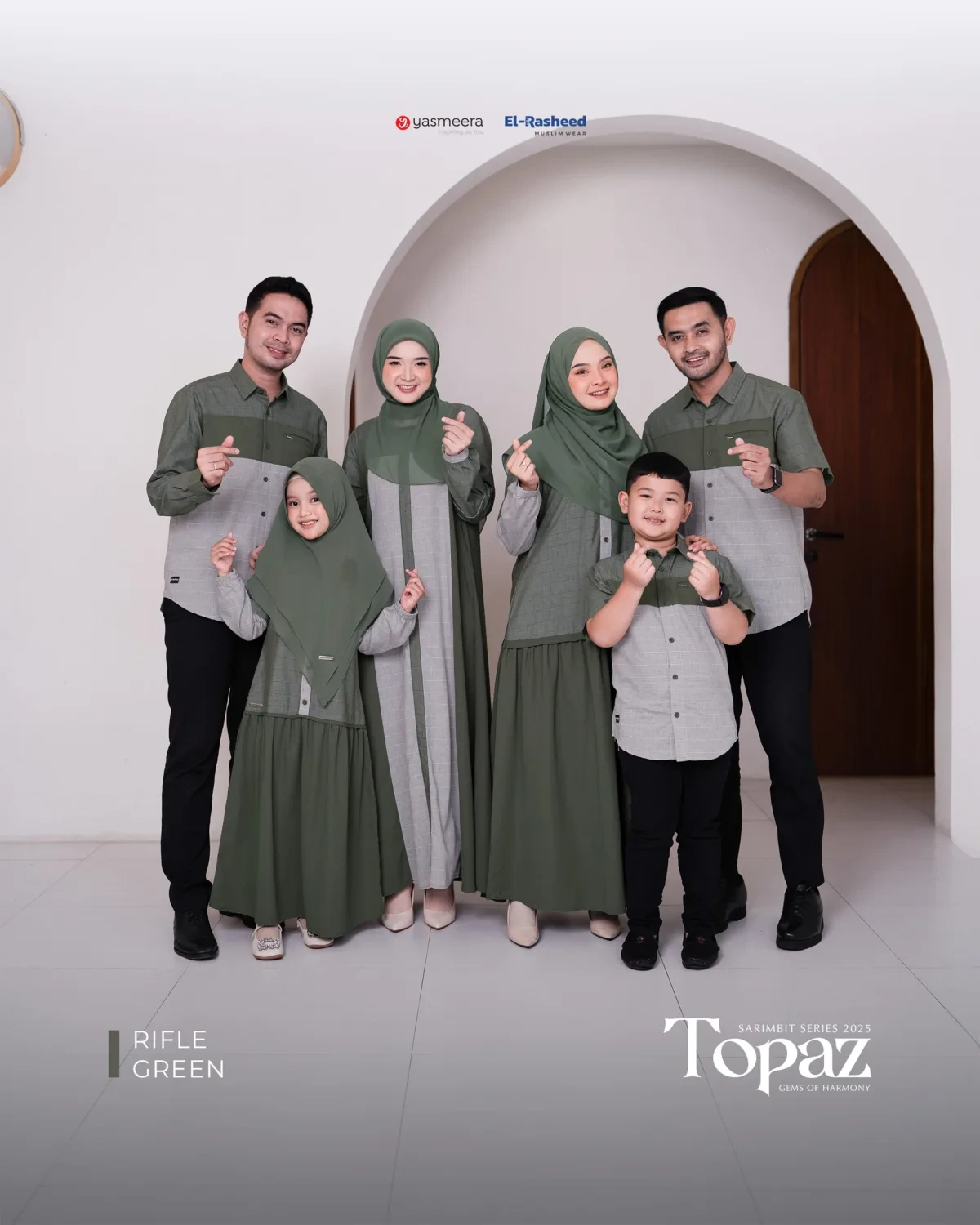 Yasmeera - SARIMBIT 2025 TOPAZ SERIES WARNA RIFLE GREEN thumb 8