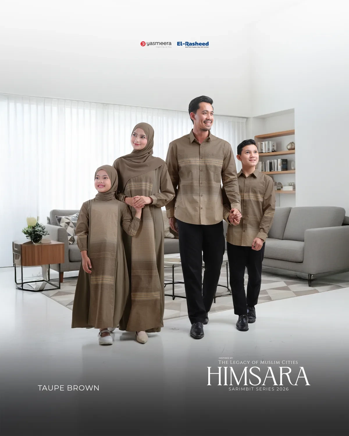 Yasmeera - HIMSARA SERIES - TAUPE BROWN thumb 50