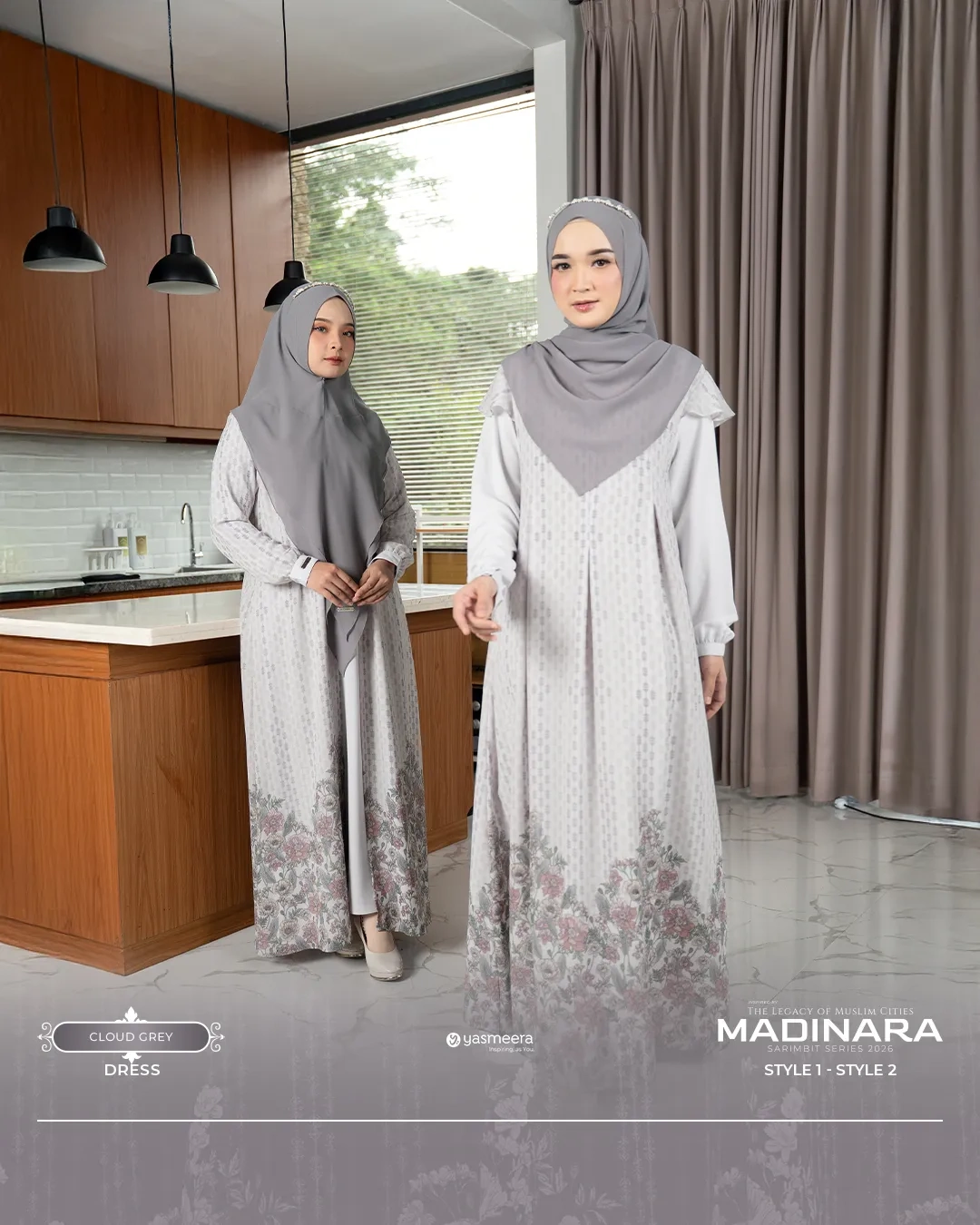 Yasmeera - MADINARA SERIES - CLOUD GREY thumb 50