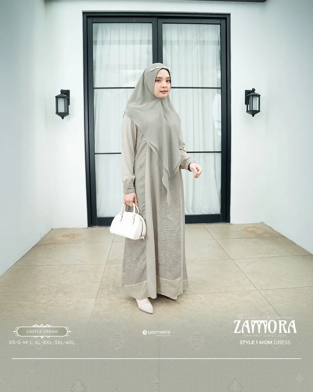 Yasmeera - GAMIS ZAMORA STYLE 1 DEWASA GRADE B