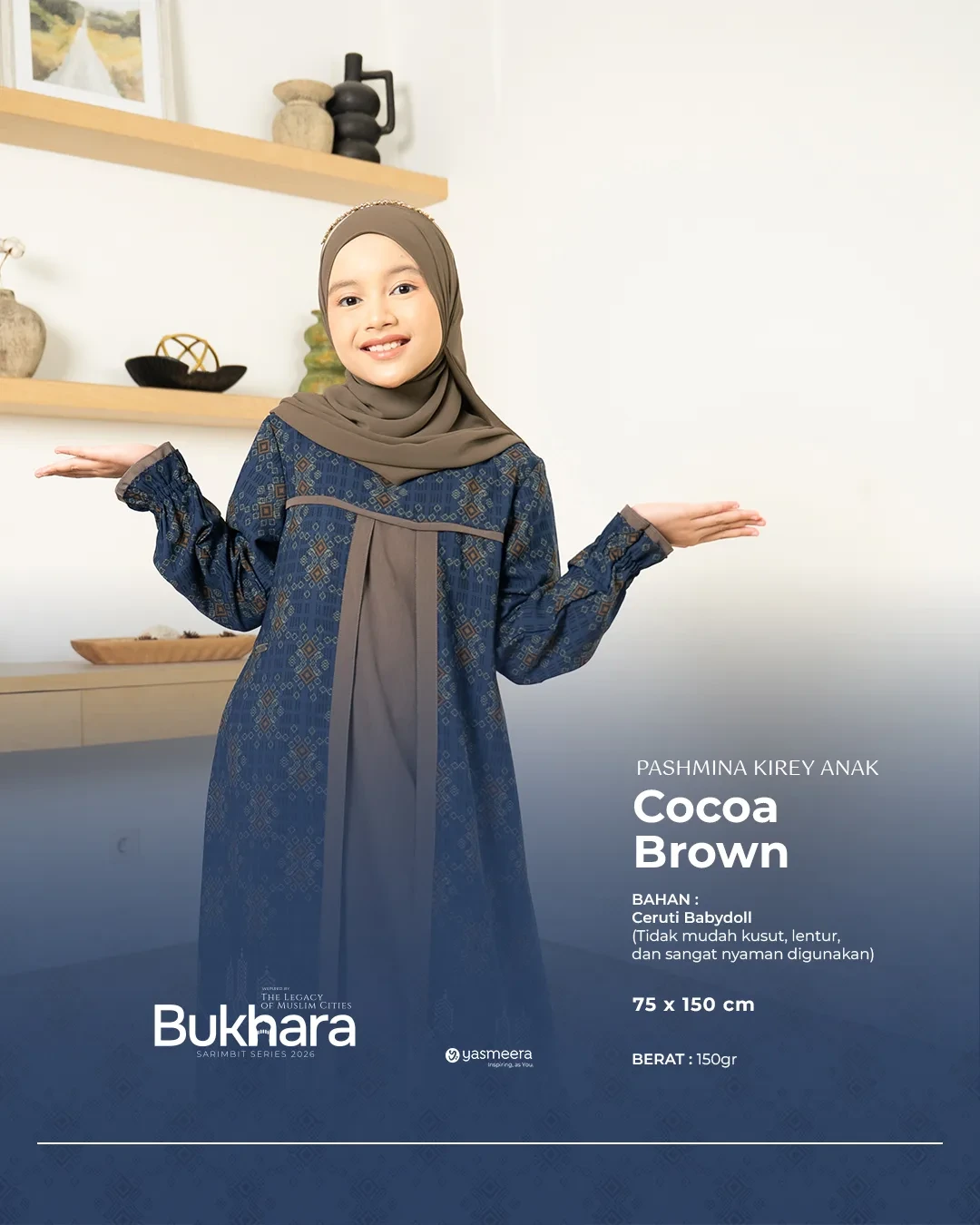 Yasmeera - KHIMAR & PASHMINA SARIMBIT 2026 (BUKHARA) thumb 14