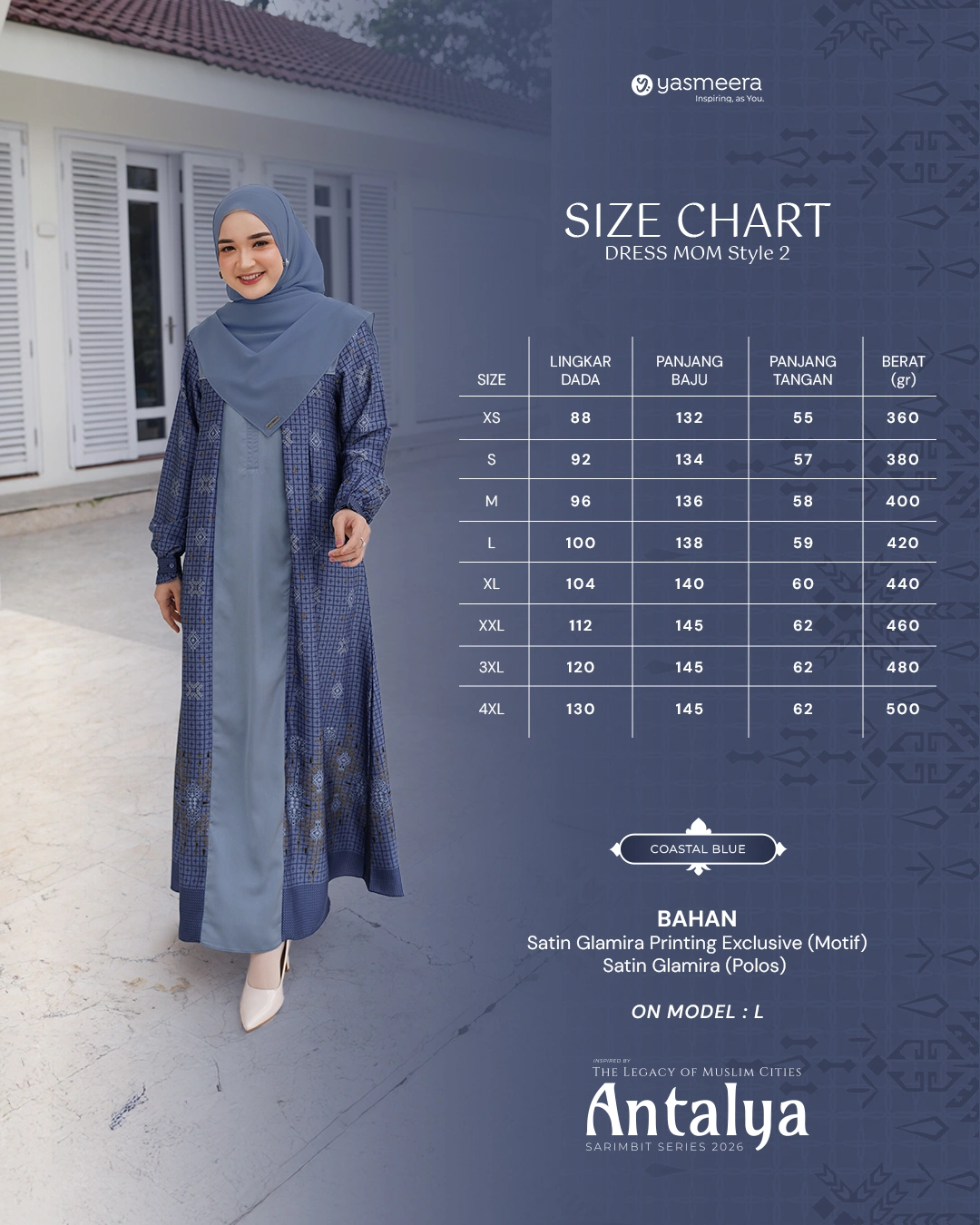GAMIS ANTALYA STYLE 2 DEWASA GRADE B thumb 33