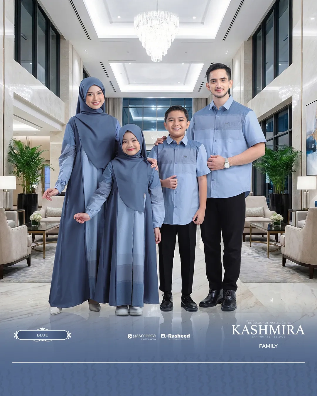 Yasmeera - KASHMIRA SERIES - BLUE thumb 2