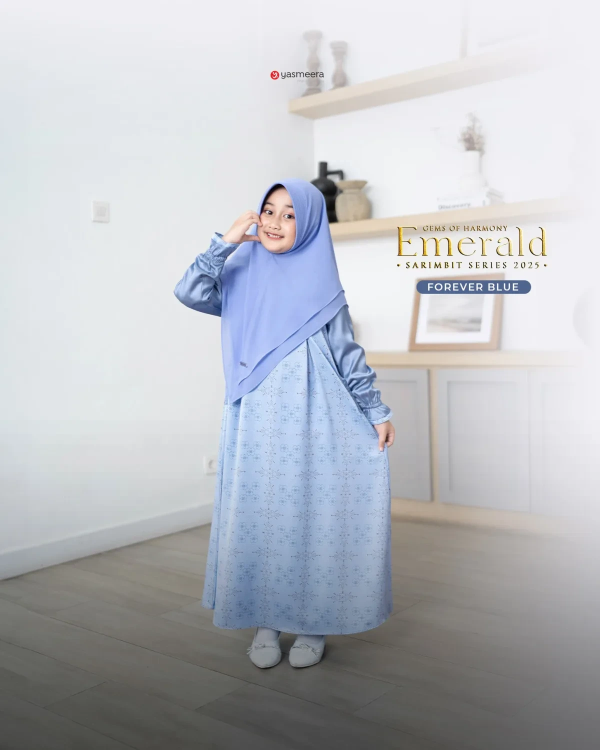 Yasmeera - SARIMBIT 2025 EMERALD SERIES WARNA FOREVER BLUE thumb 5