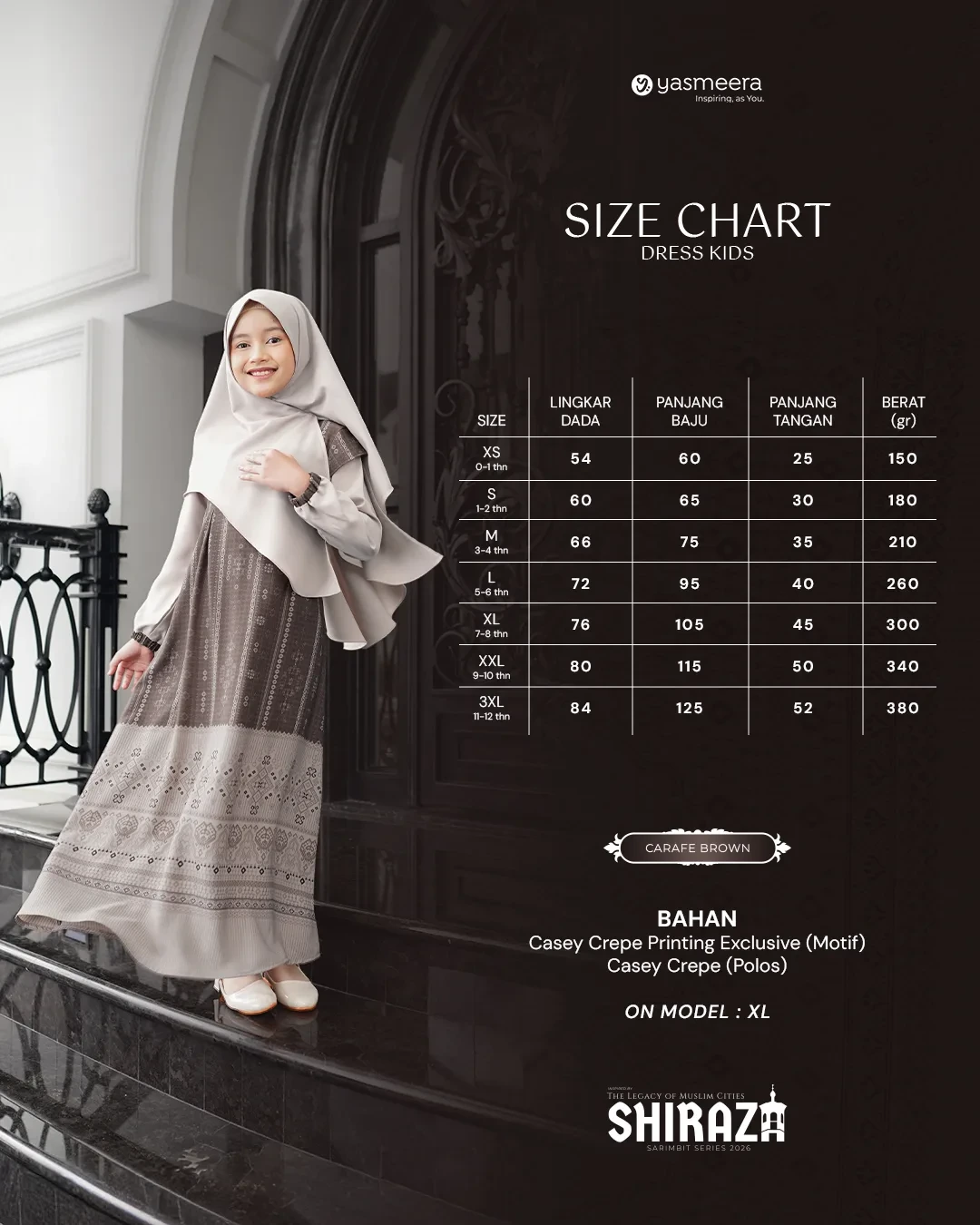 Yasmeera - SHIRAZA SERIES - CARAFE BROWN thumb 53
