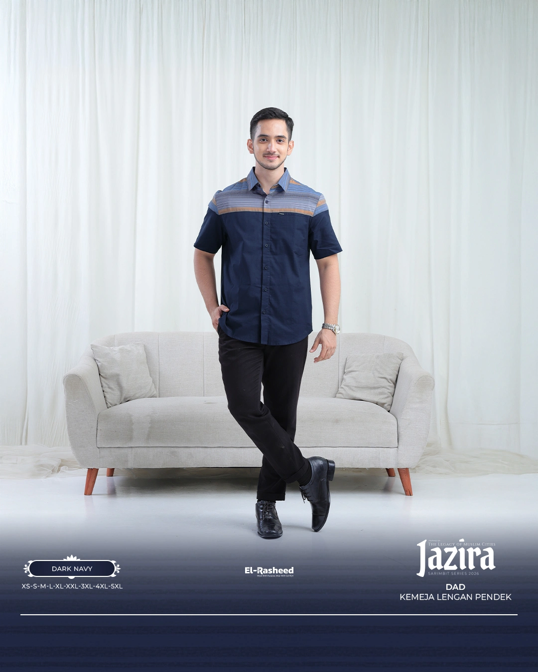 KEMEJA JAZIRA LENGAN PENDEK DEWASA GRADE B thumb 16