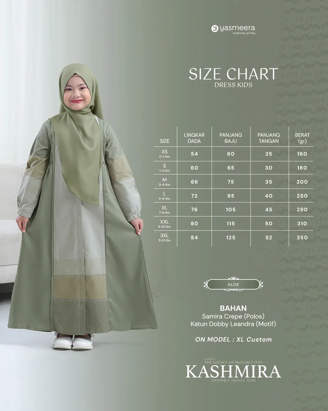 Yasmeera - KASHMIRA SERIES - ALOE