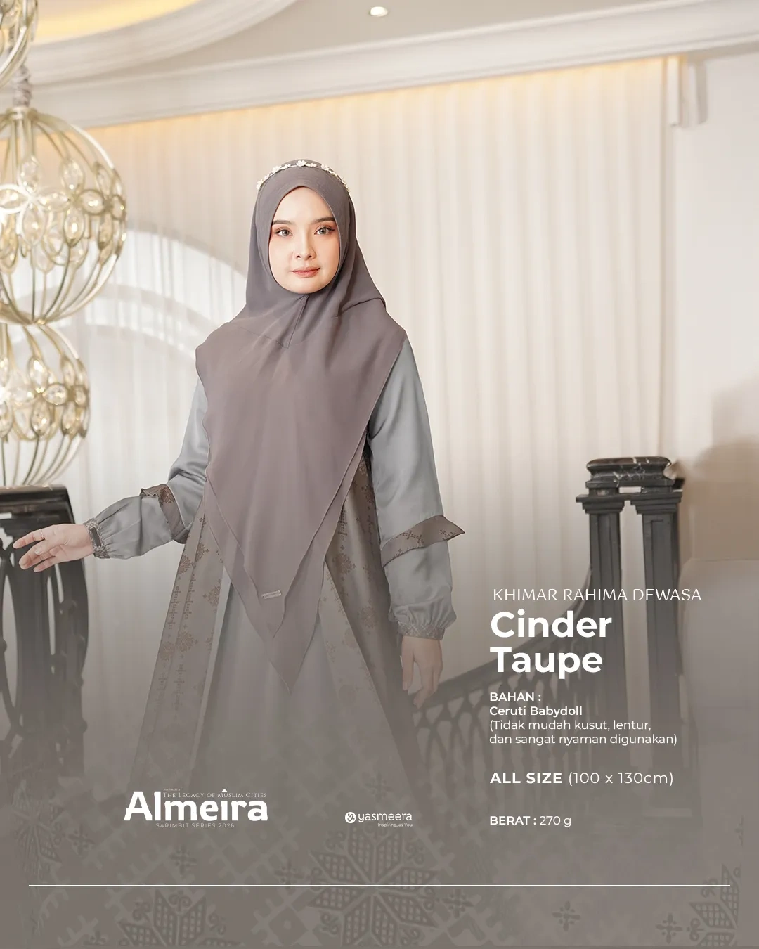 Yasmeera - KHIMAR & PASHMINA SARIMBIT 2026 VOL 3 (ALMEIRA,  MADINARA) thumb 18