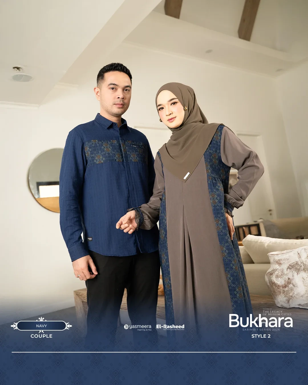 Yasmeera - BUKHARA SERIES - NAVY thumb 11