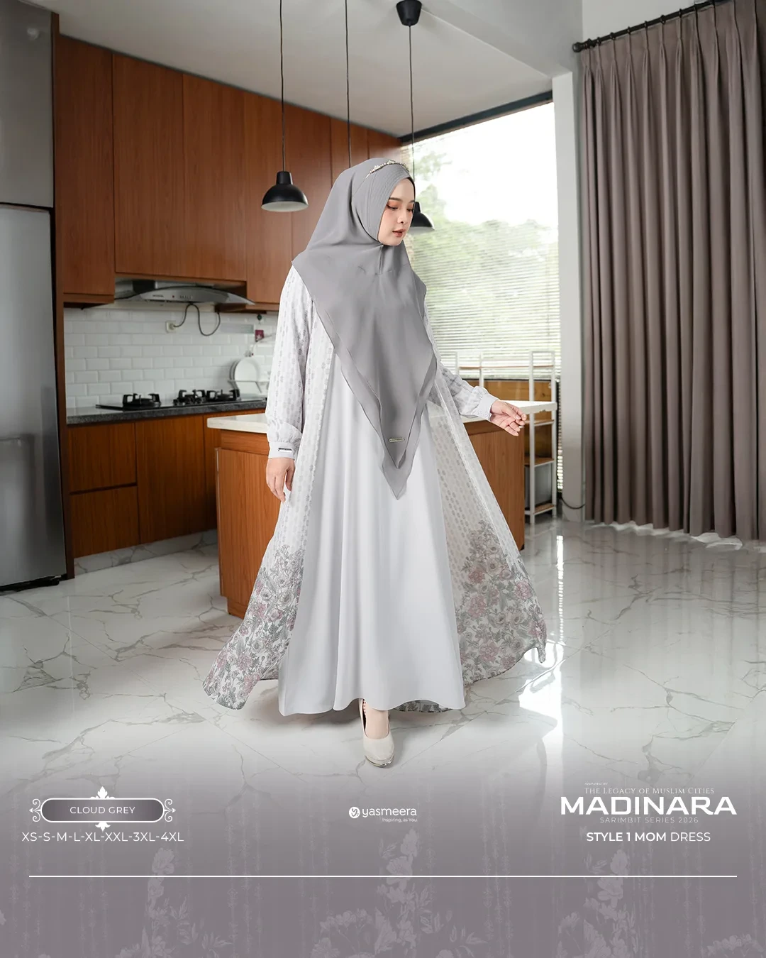Yasmeera - GAMIS MADINARA STYLE 1 DEWASA GRADE B thumb 67