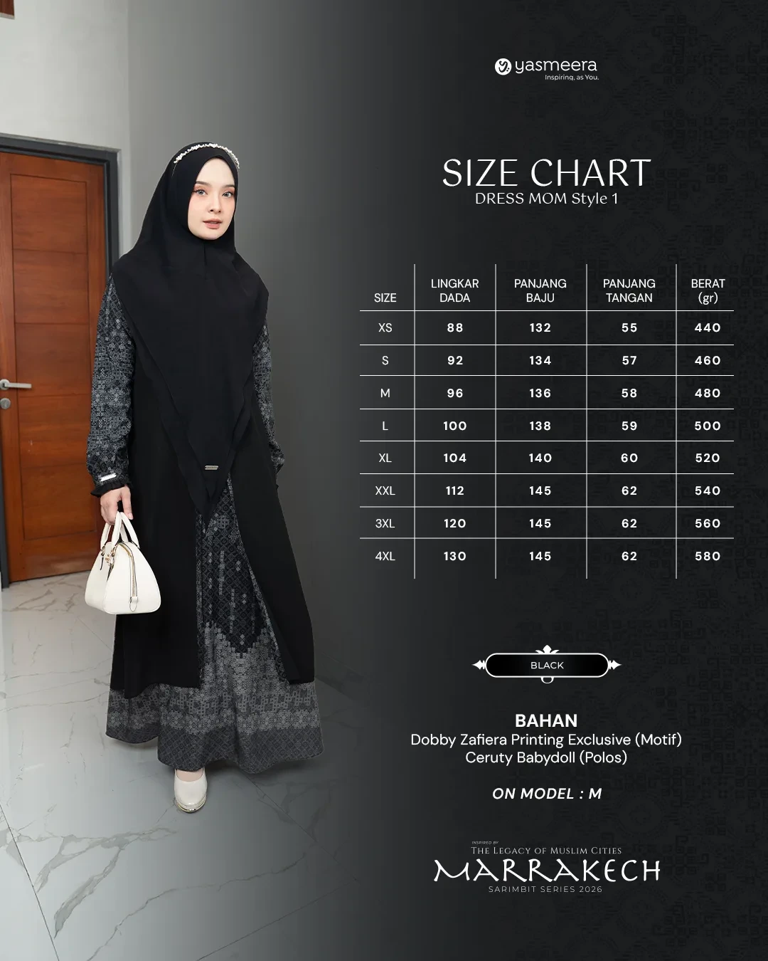 Yasmeera - MARRAKECH SERIES - BLACK thumb 54