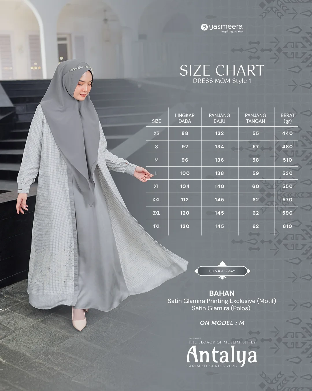 Yasmeera - ANTALYA SERIES - LUNAR GRAY thumb 54