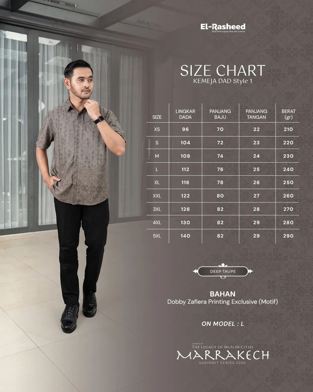 Yasmeera - MARRAKECH SERIES - DEEP TAUPE thumb 38