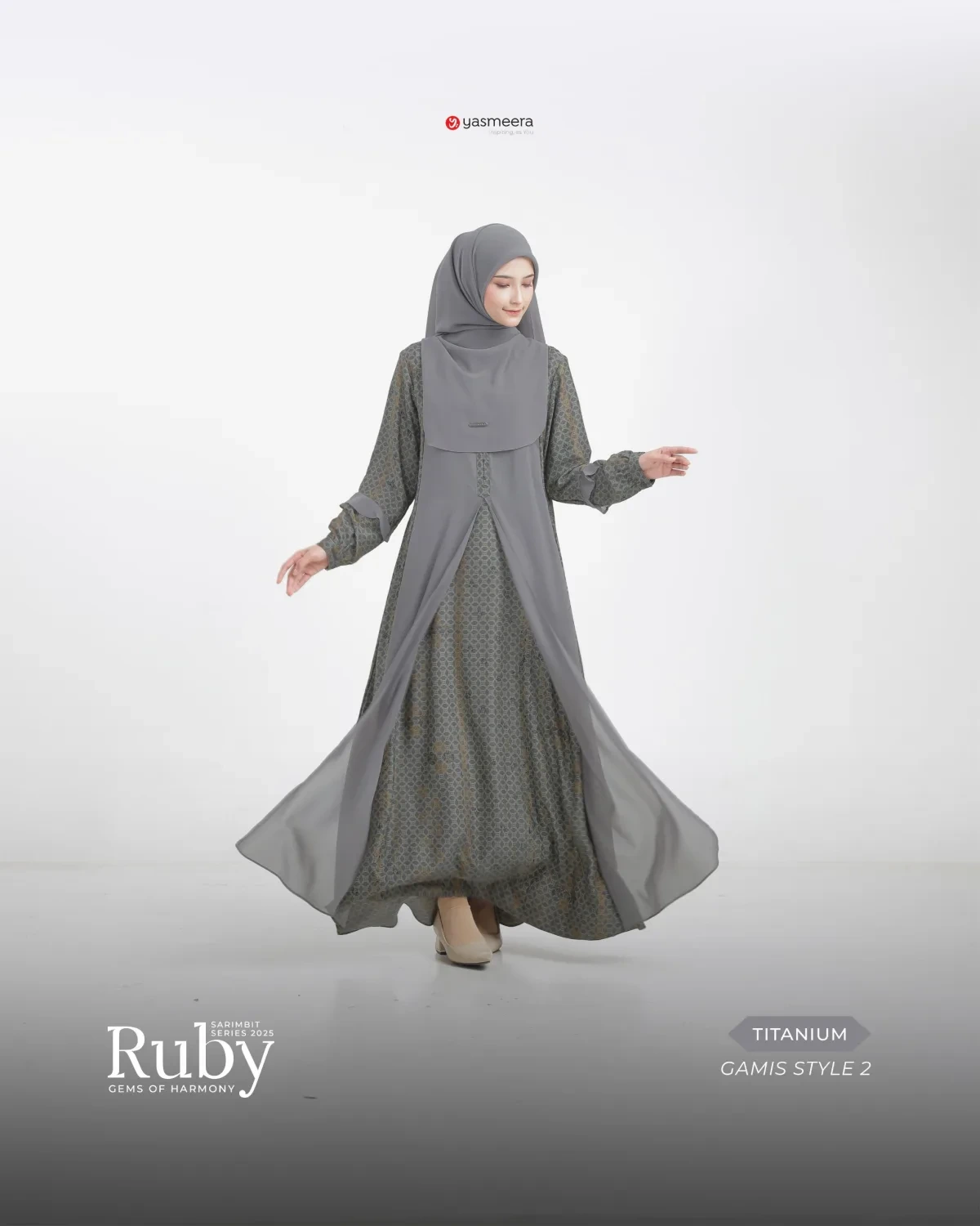 Yasmeera - SARIMBIT 2025 RUBY SERIES WARNA TITANIUM thumb 5