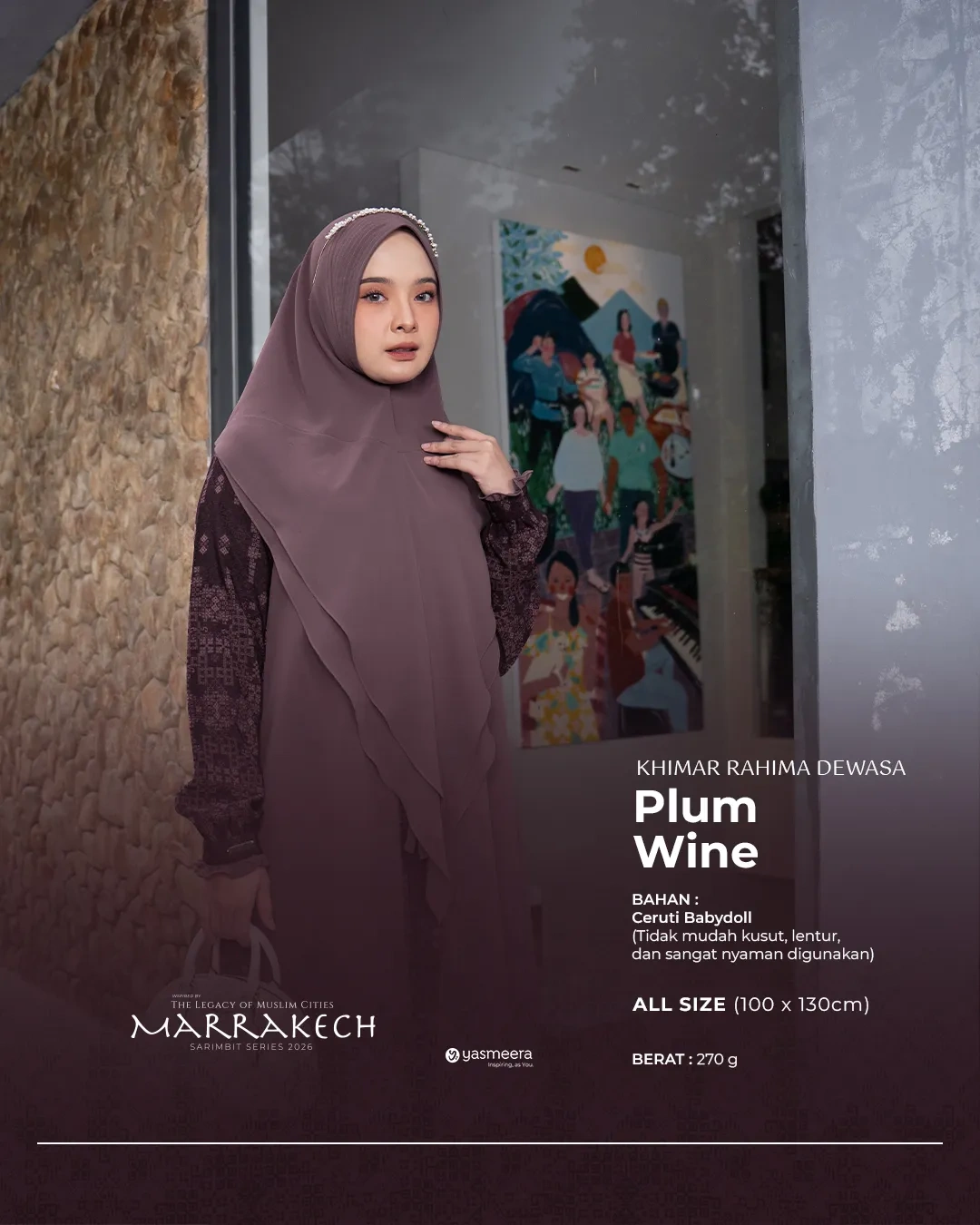 Yasmeera - KHIMAR & PASHMINA SARIMBIT 2026 (MARRAKECH)