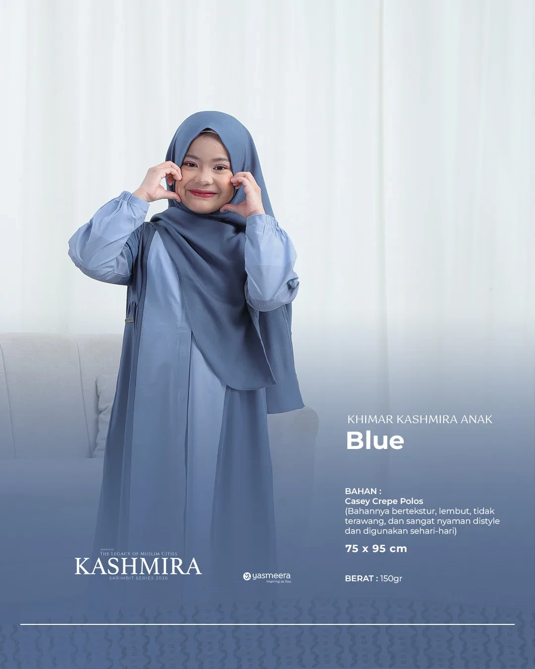 Yasmeera - KHIMAR KASHMIRA PASANGAN SARIMBIT 2026 (KHASMIRA)