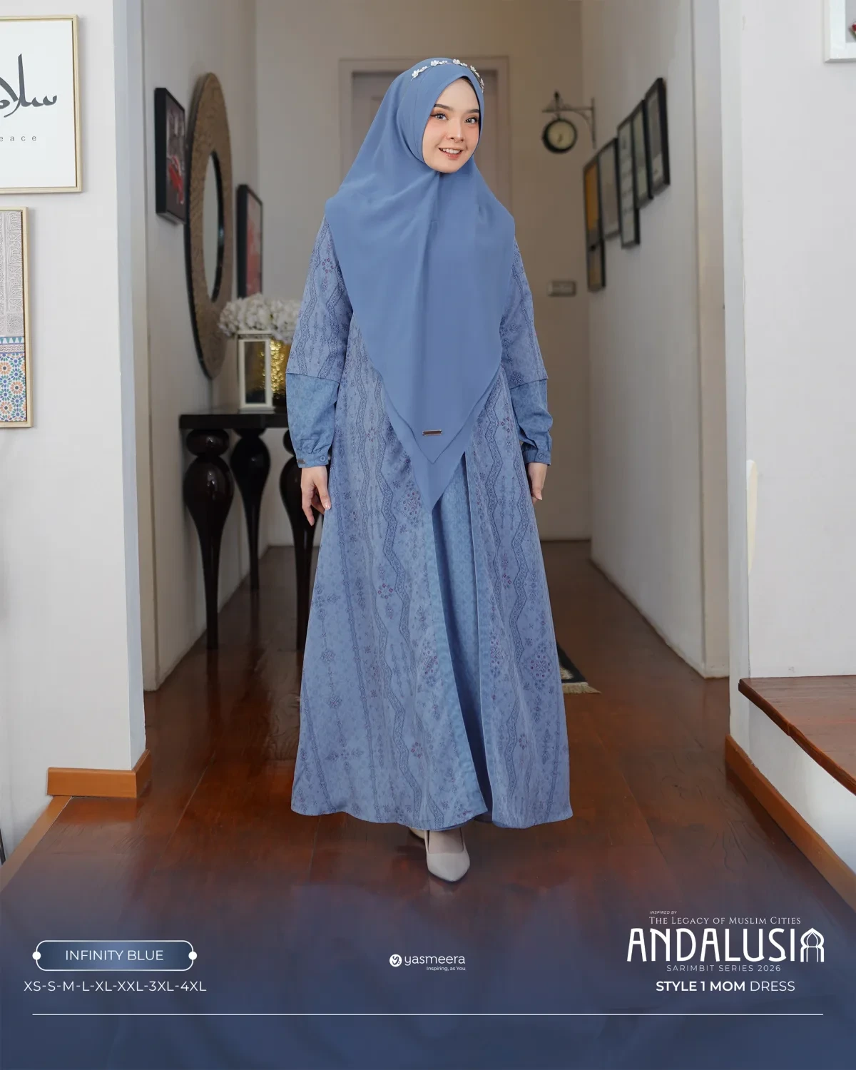 Yasmeera - GAMIS ANDALUSIA STYLE 1 DEWASA GRADE B thumb 17