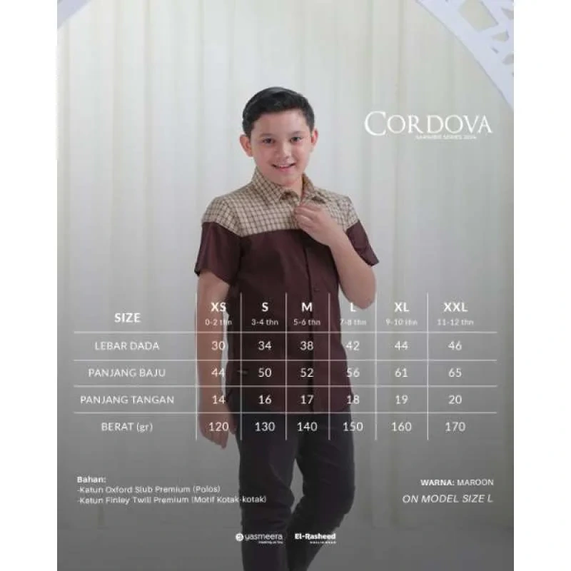 Yasmeera - GAMIS CORDOVA ANAK thumb 23