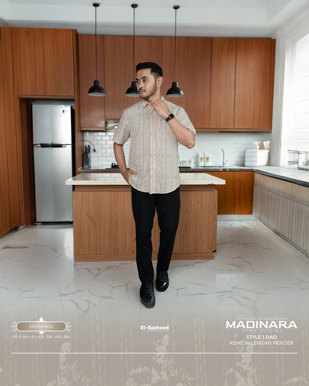Yasmeera - KEMEJA MADINARA LENGAN PENDEK DEWASA GRADE B