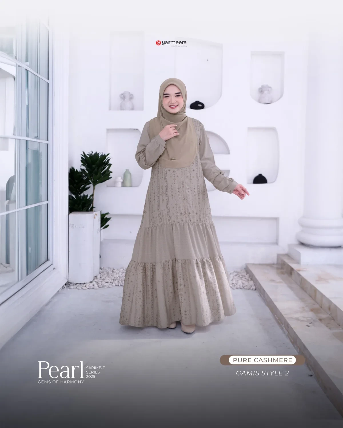 Yasmeera - SARIMBIT 2025 PEARL SERIES WARNA PURE CHASMERE thumb 5