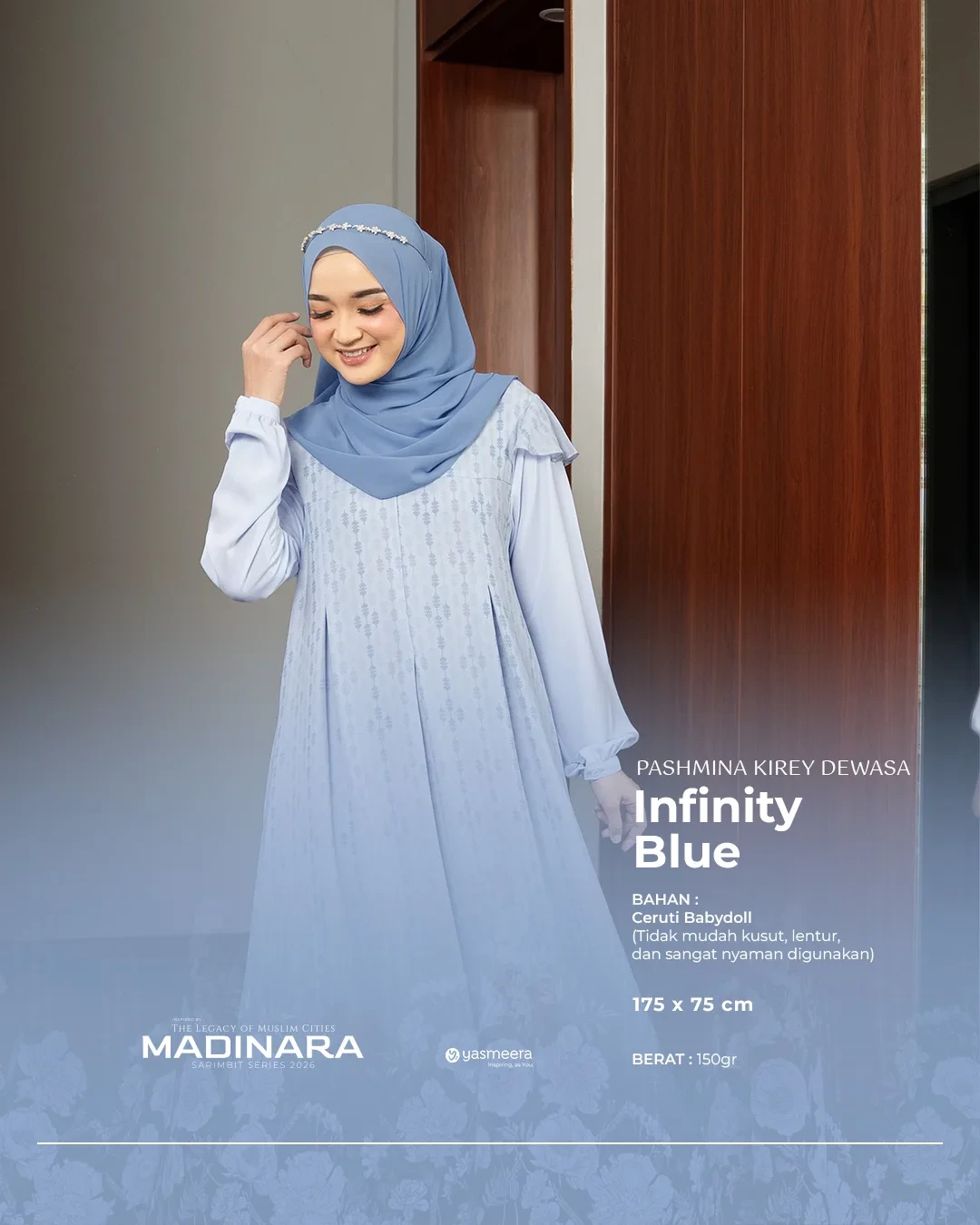 Yasmeera - KHIMAR & PASHMINA SARIMBIT 2026 VOL 3 (ALMEIRA,  MADINARA) thumb 25