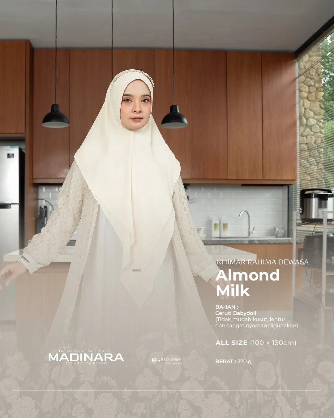 Yasmeera - KHIMAR & PASHMINA SARIMBIT 2026 VOL 3 (ALMEIRA,  MADINARA) thumb 17