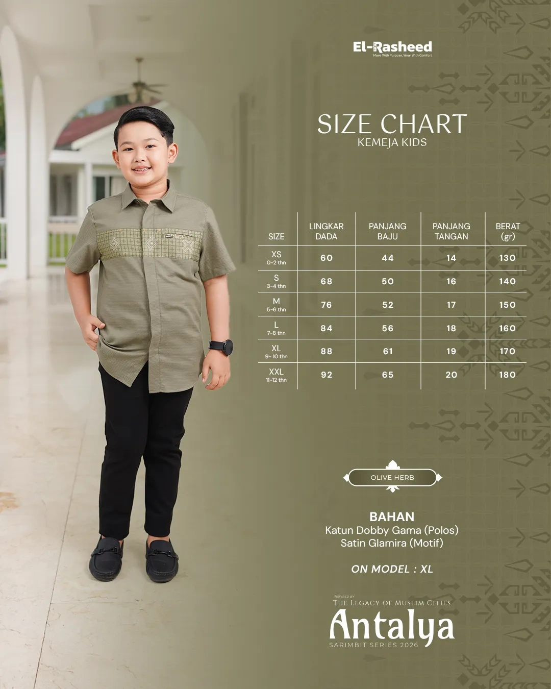 Yasmeera - ANTALYA SERIES - OLIVE HERB thumb 25