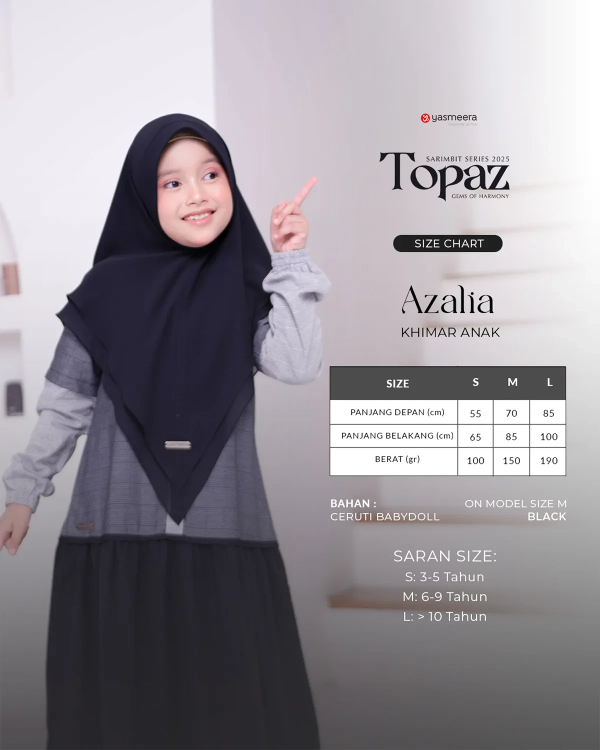 Yasmeera - KHIMAR AZALIA ANAK GRADE B thumb 56