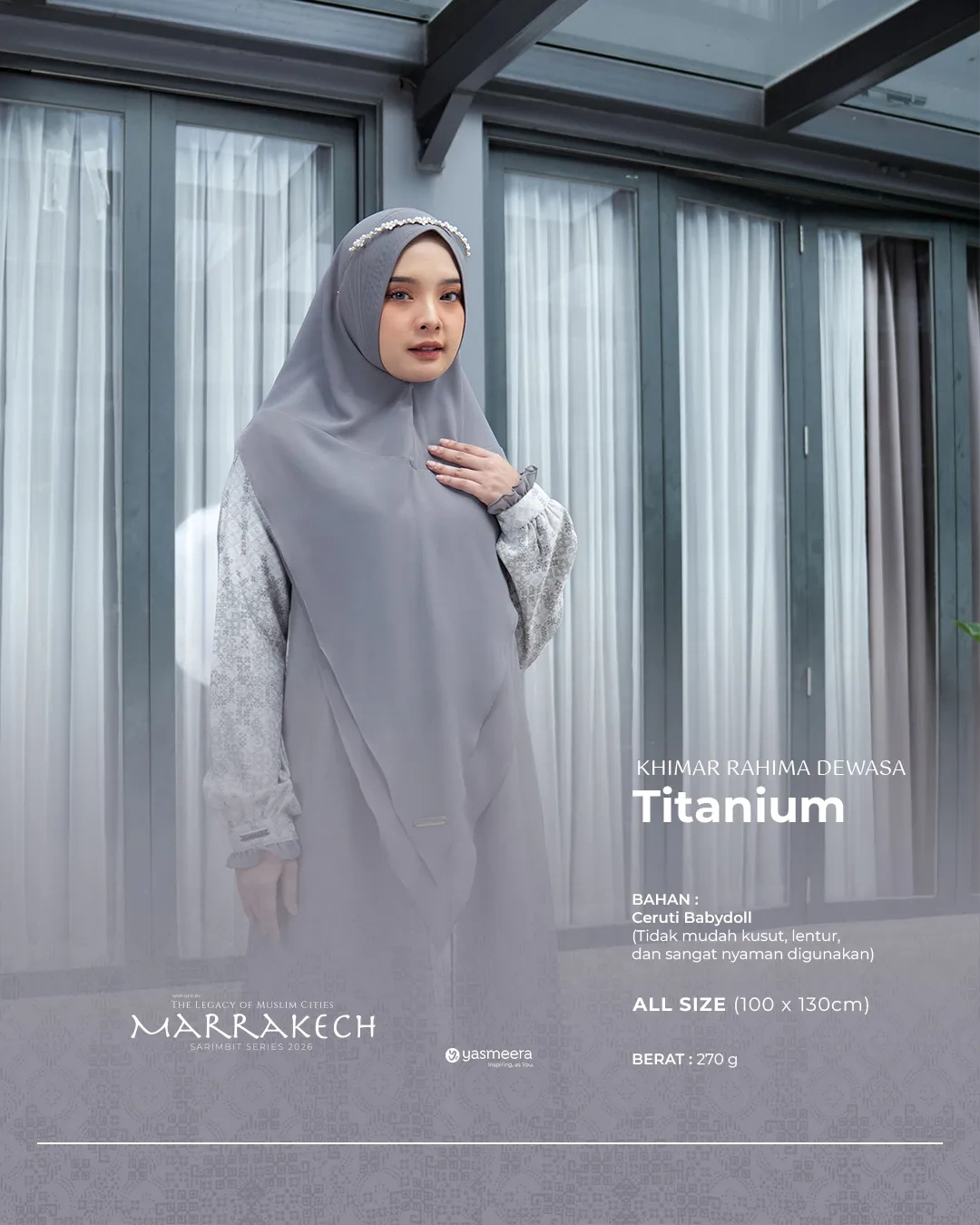 Yasmeera - KHIMAR & PASHMINA SARIMBIT 2026 (MARRAKECH) thumb 20