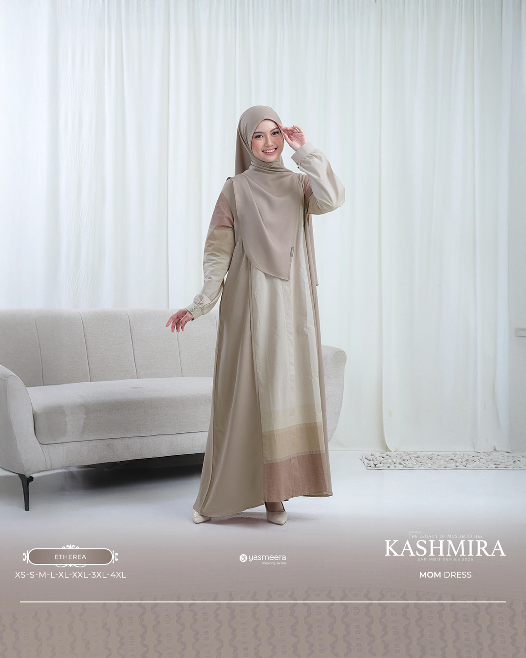 GAMIS KASHMIRA DEWASA GRADE B thumb 5