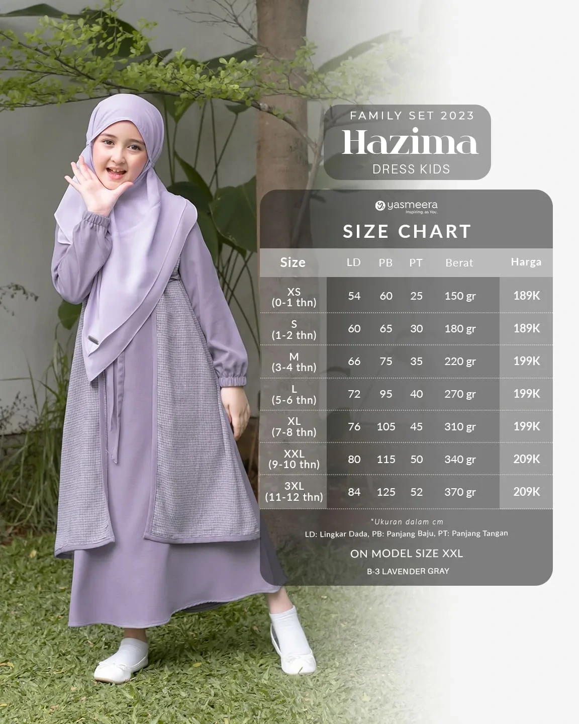 Yasmeera - GAMIS HAZIMA ANAK thumb 11