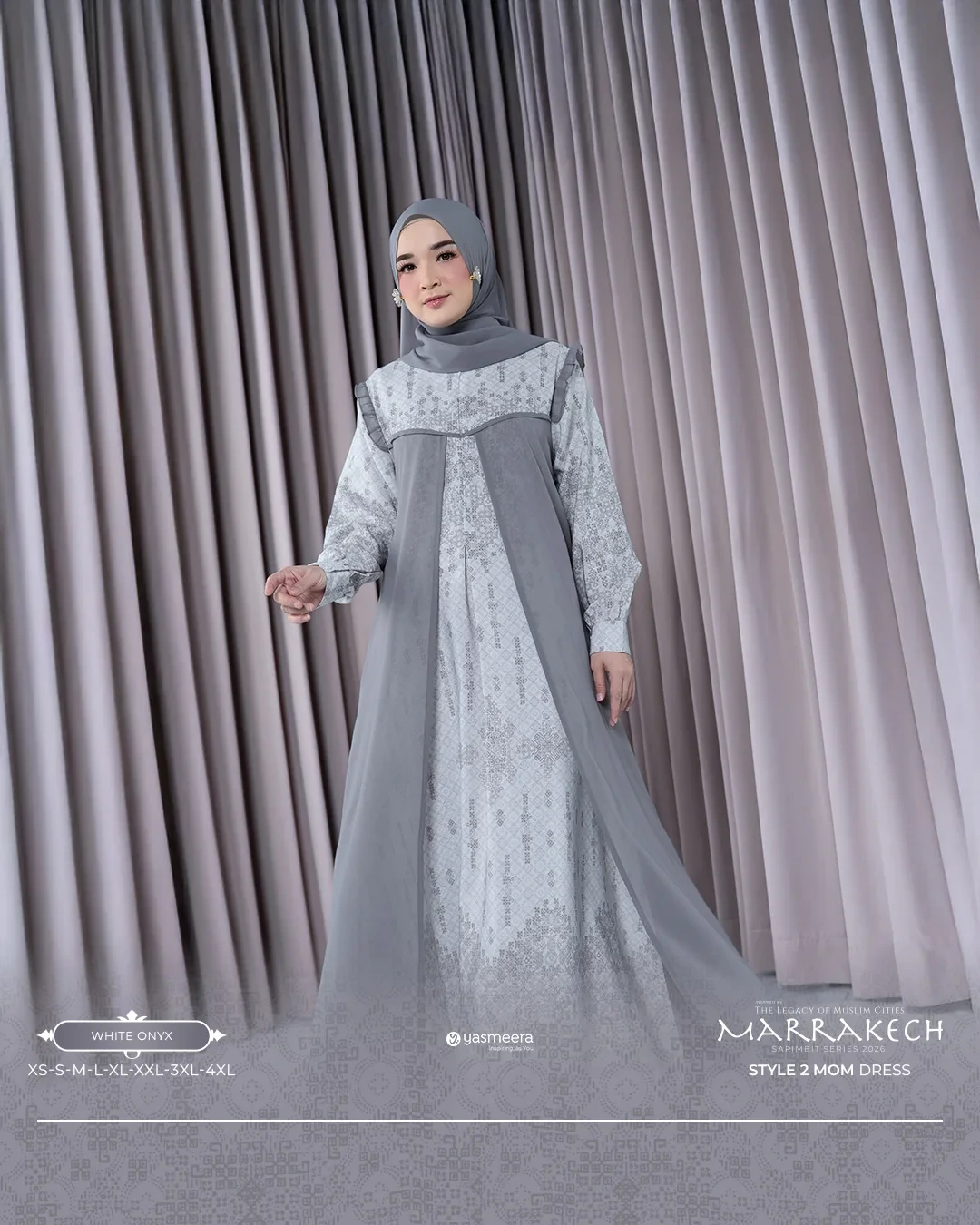 Yasmeera - GAMIS MARRAKECH STYLE 2 DEWASA GRADE B thumb 32
