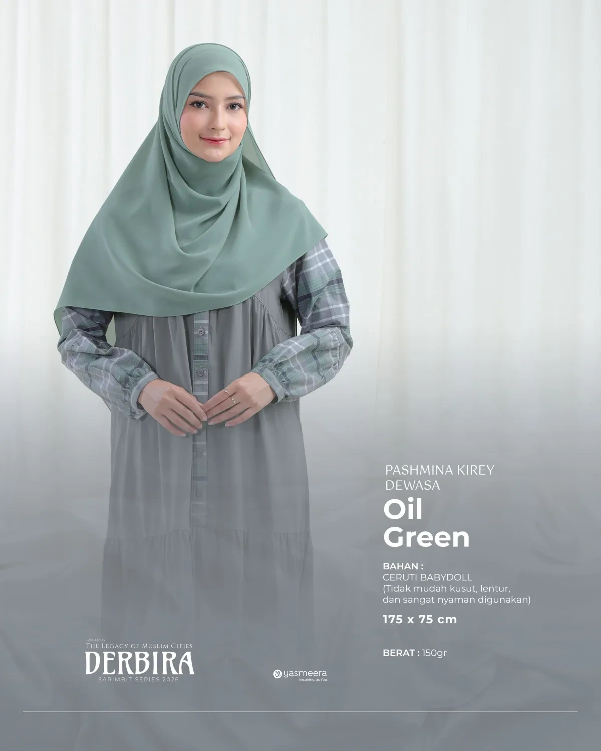 Yasmeera - KHIMAR & PASHMINA SARIMBIT 2026 VOL 2 (DERBIRA) thumb 8