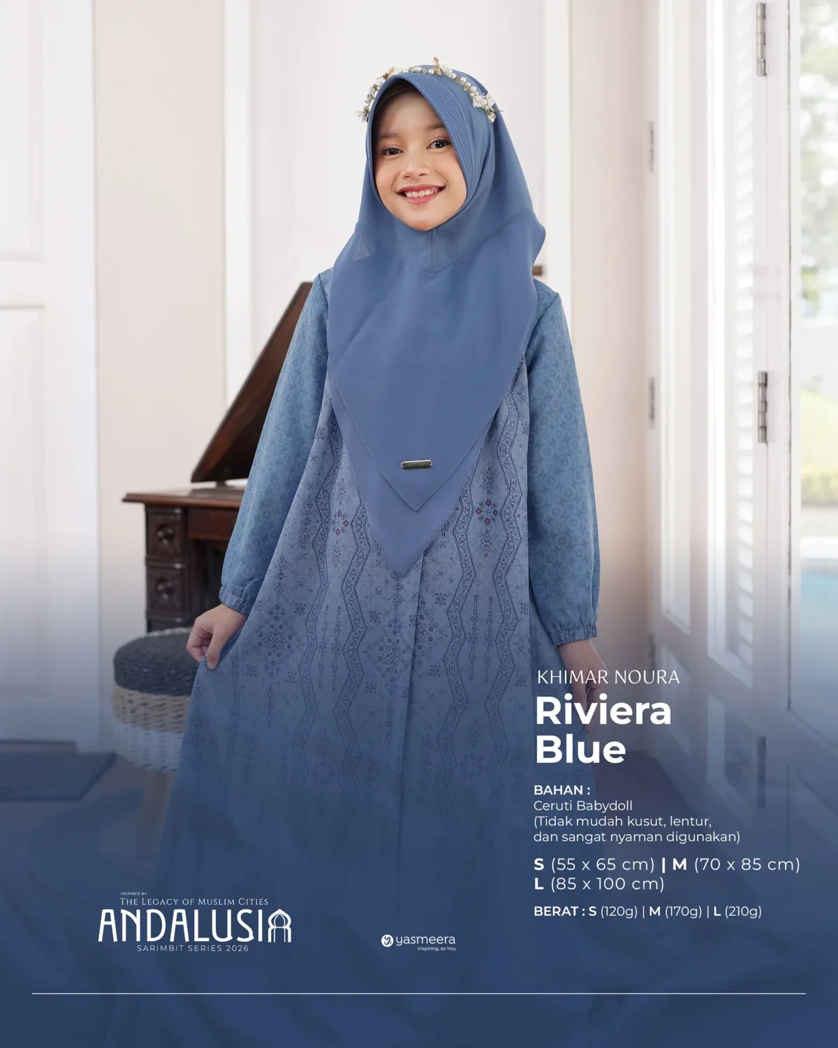 Yasmeera - KHIMAR & PASHMINA SARIMBIT 2026 (ANDALUSIA) thumb 29