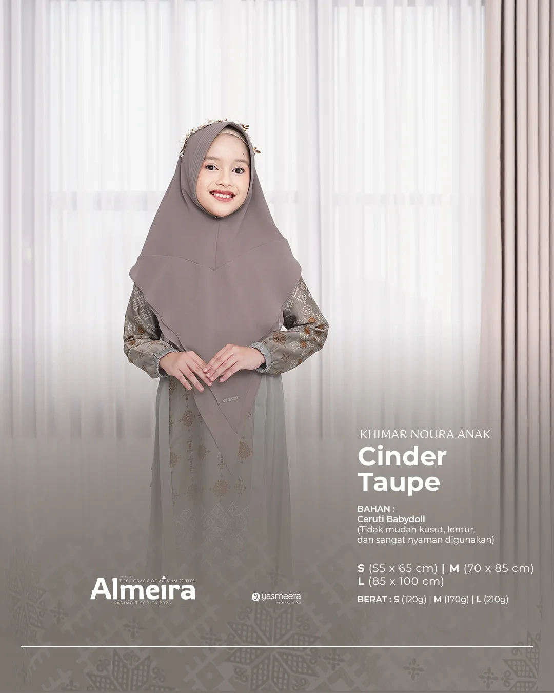Yasmeera - KHIMAR & PASHMINA SARIMBIT 2026 VOL 3 (ALMEIRA,  MADINARA) thumb 27