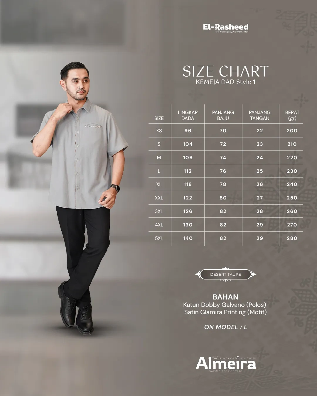 Yasmeera - ALMEIRA SERIES - DESERT TAUPE thumb 21