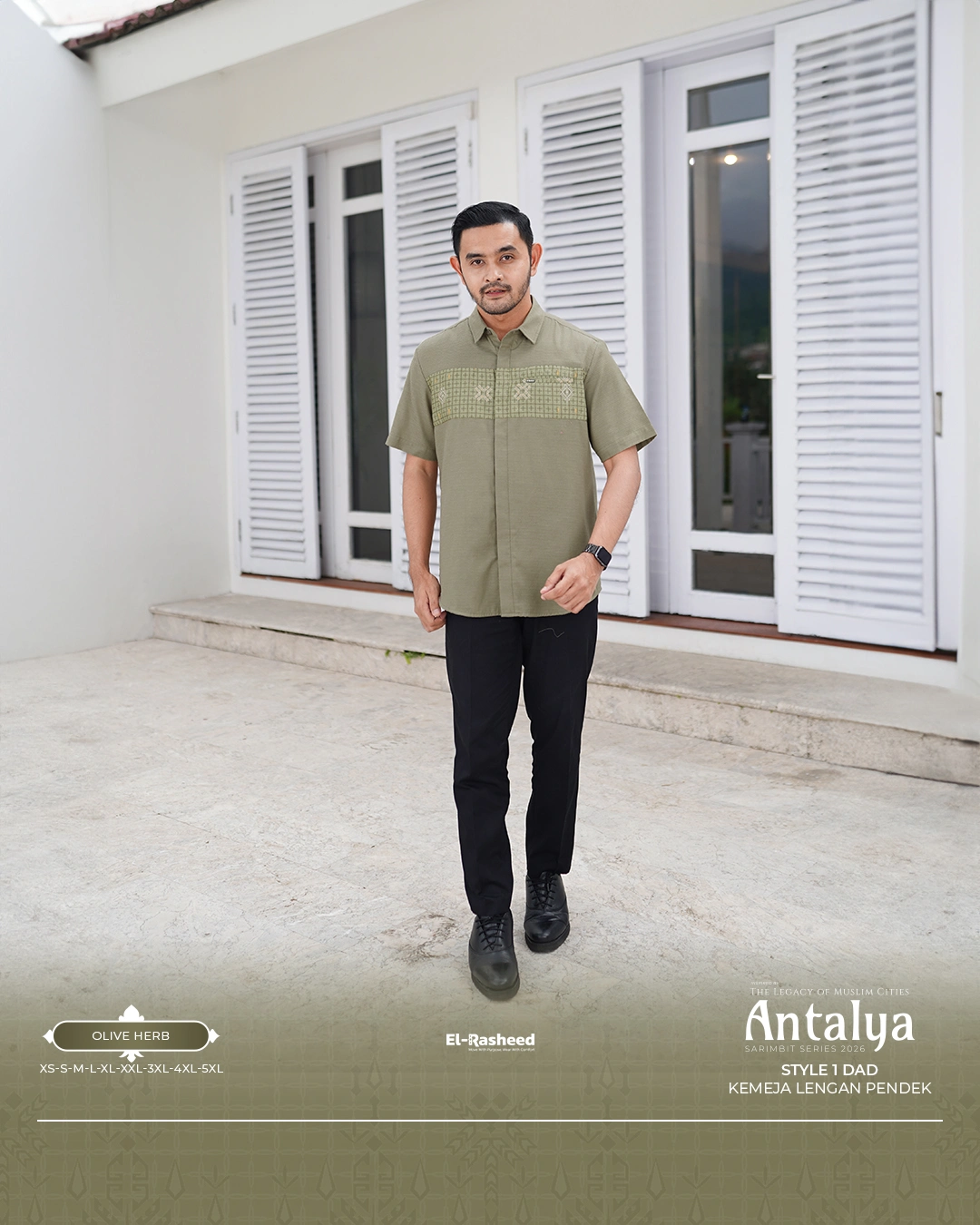 KEMEJA ANTALYA LENGAN PENDEK DEWASA GRADE B thumb 34