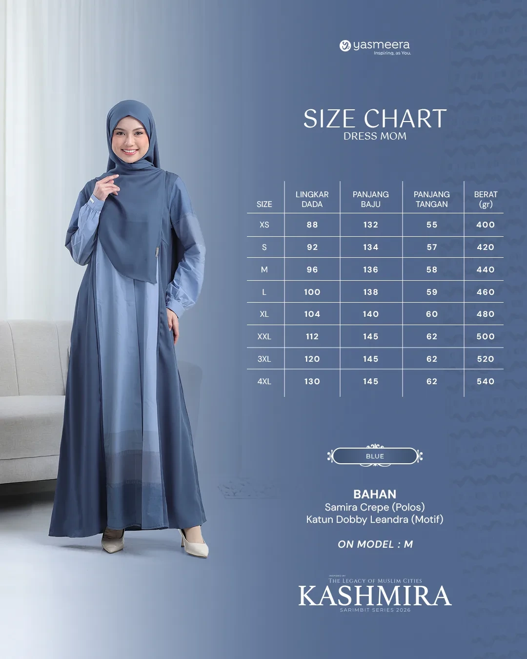 Yasmeera - KASHMIRA SERIES - BLUE thumb 43