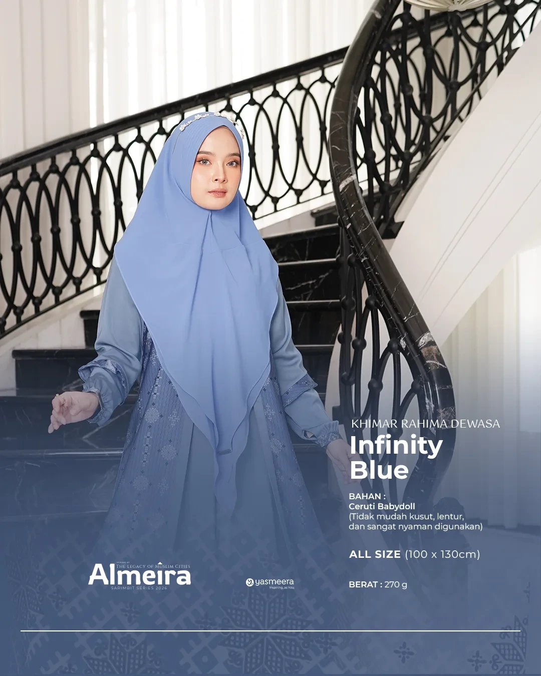 Yasmeera - KHIMAR & PASHMINA SARIMBIT 2026 VOL 3 (ALMEIRA,  MADINARA) thumb 34