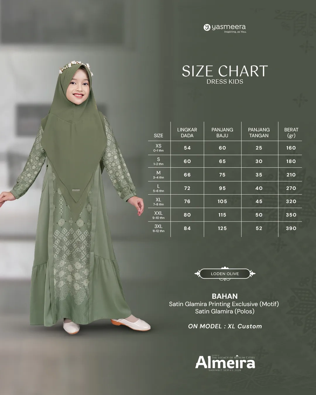 Yasmeera - ALMEIRA SERIES - LODEN OLIVE thumb 27