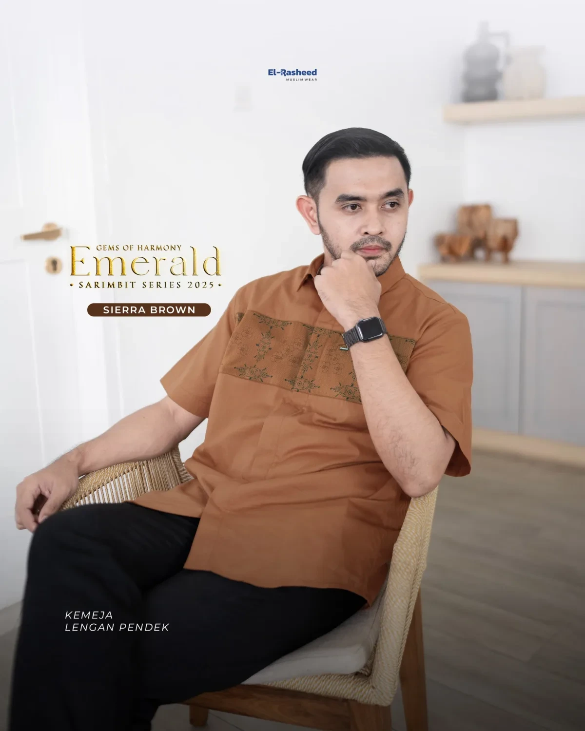 Yasmeera - SARIMBIT 2025 EMERALD SERIES WARNA SIERRA BROWN thumb 5
