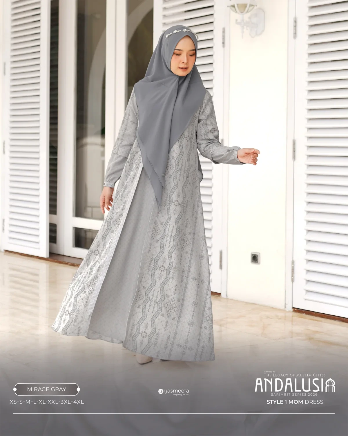 Yasmeera - GAMIS ANDALUSIA STYLE 1 DEWASA GRADE B thumb 19