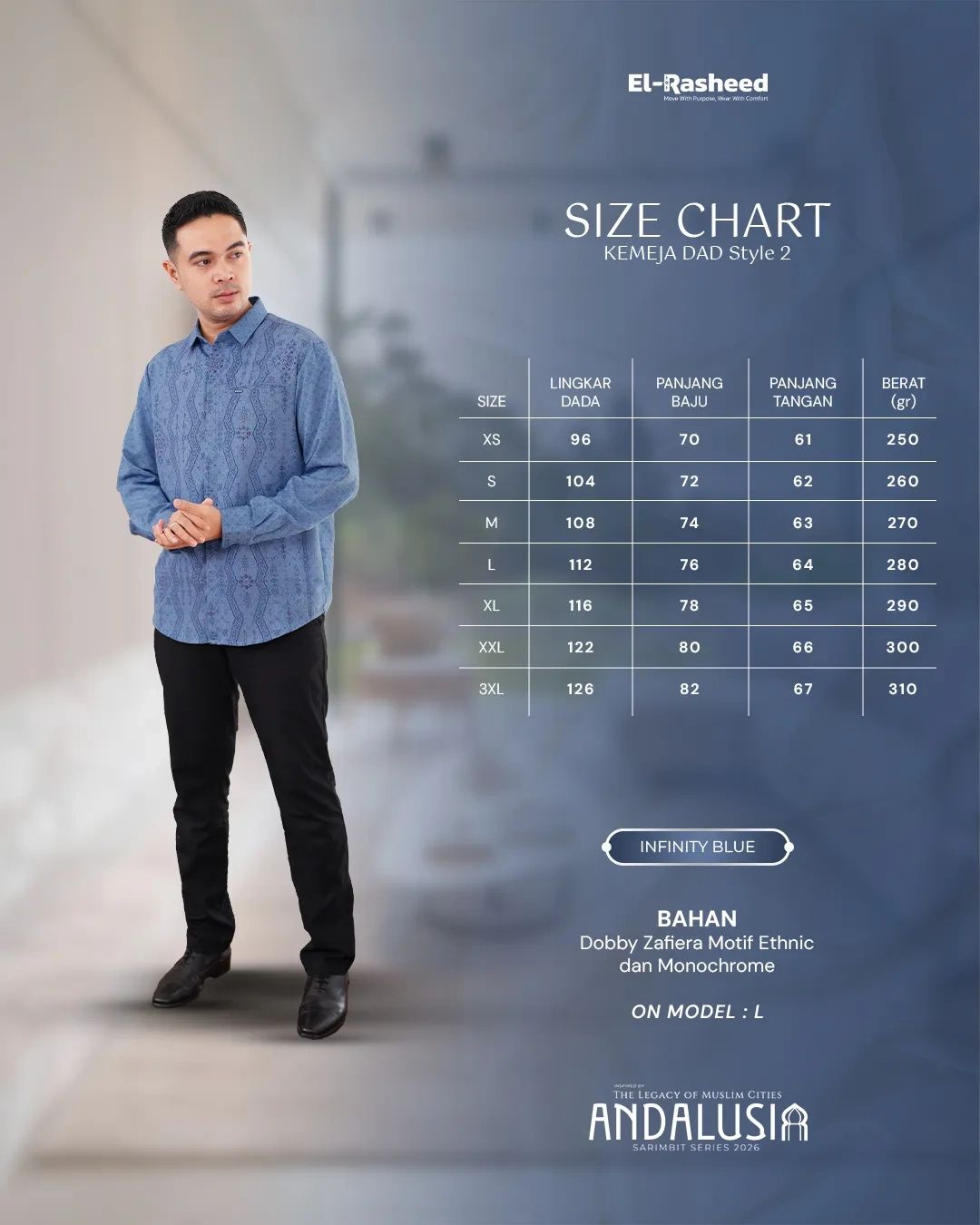 Yasmeera - ANDALUSIA SERIES - INFINITY BLUE thumb 30