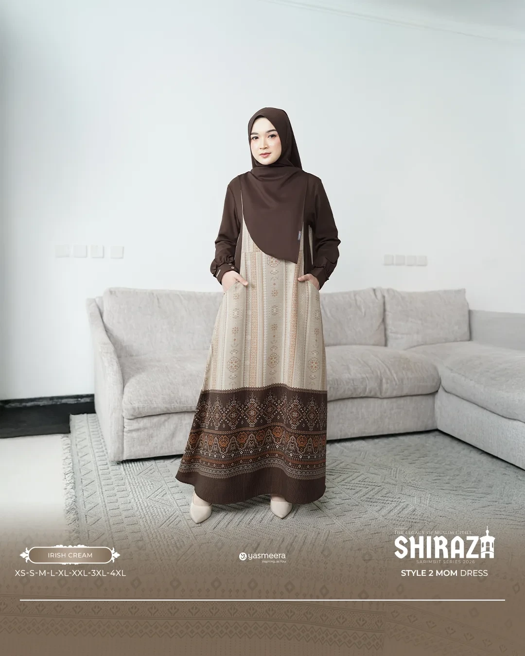 Yasmeera - GAMIS SHIRAZA STYLE 2 DEWASA GRADE B thumb 35