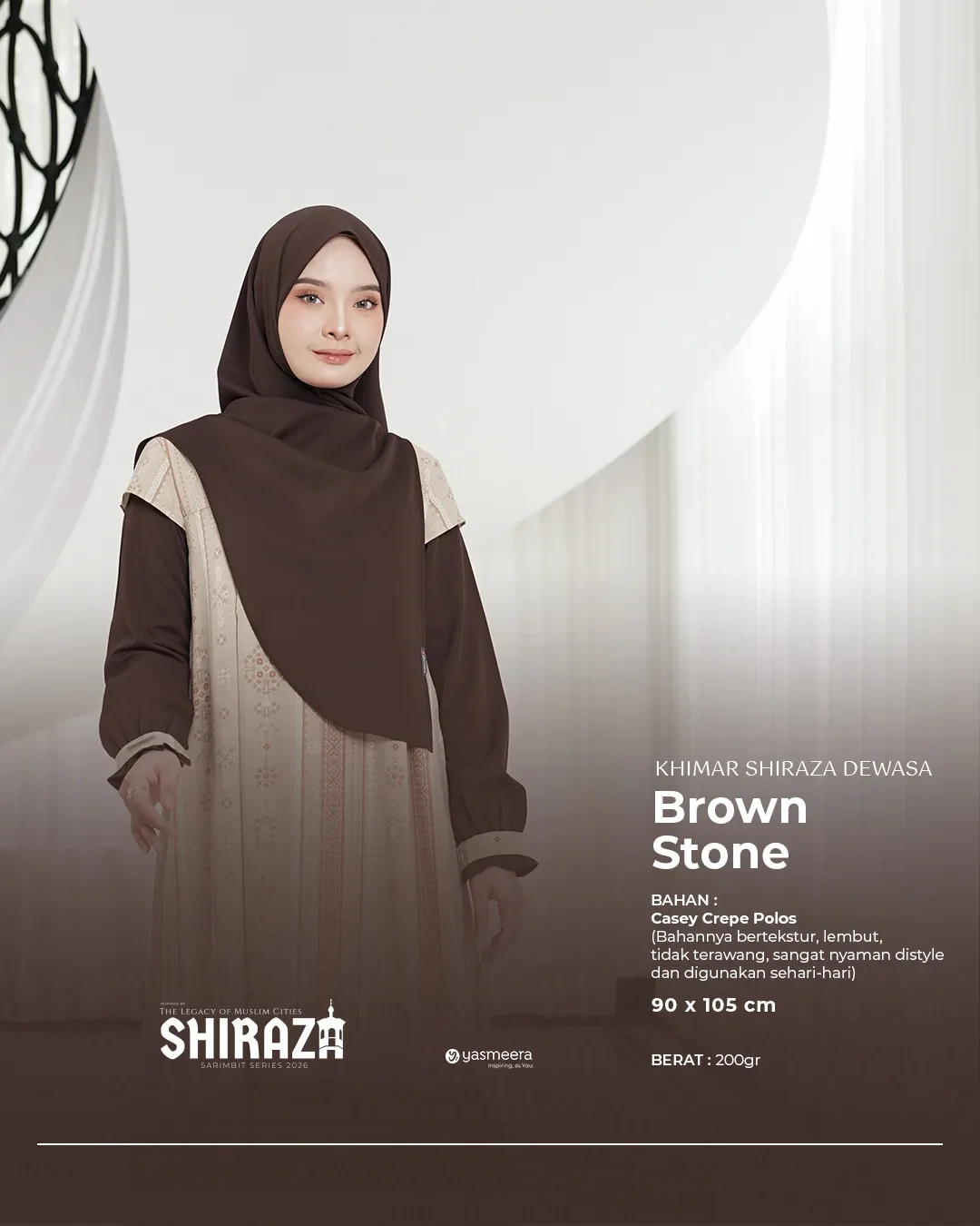 Yasmeera - KHIMAR SHIRAZA SARIMBIT 2026 thumb 8