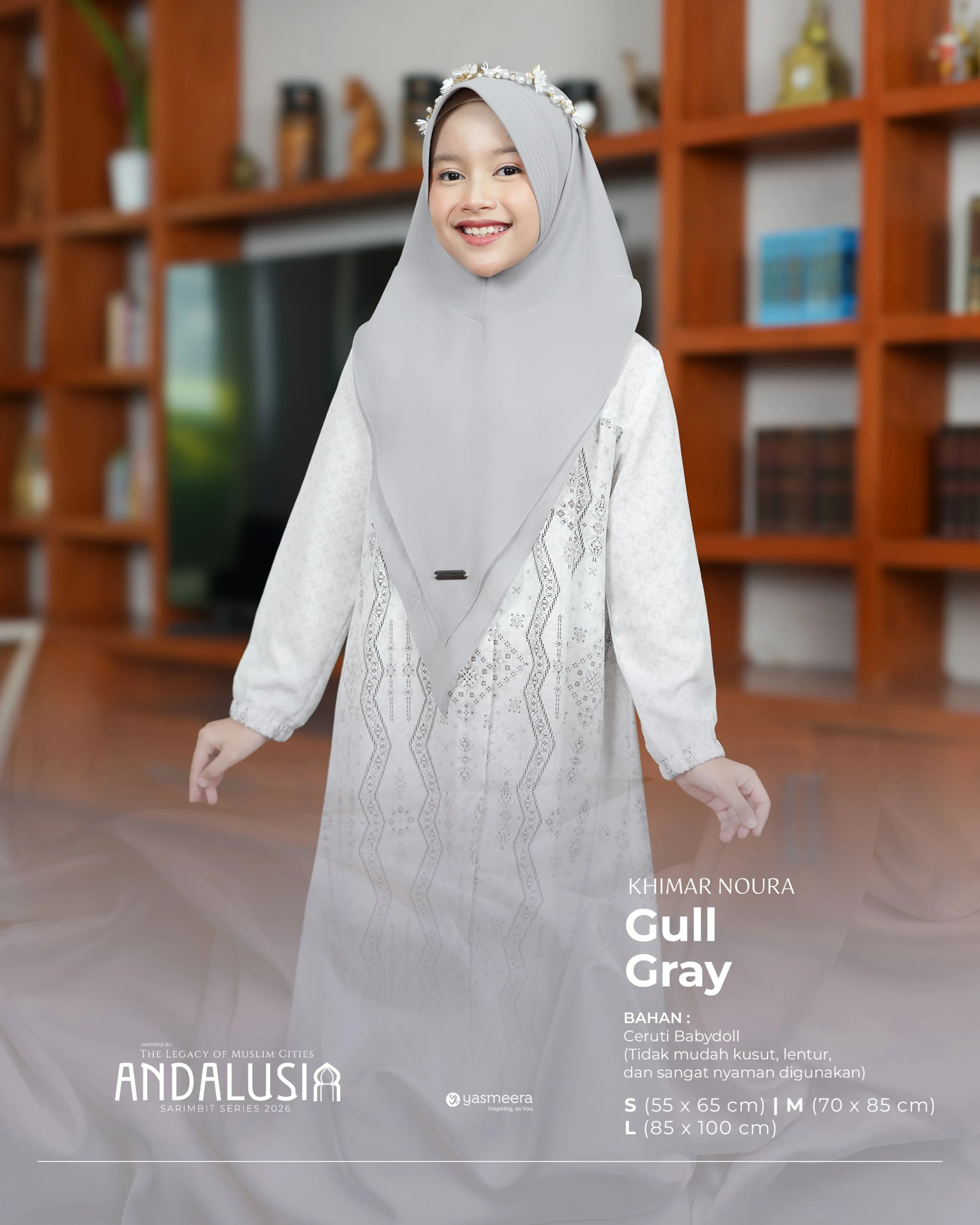 Yasmeera - KHIMAR & PASHMINA SARIMBIT 2026 (ANDALUSIA) thumb 16