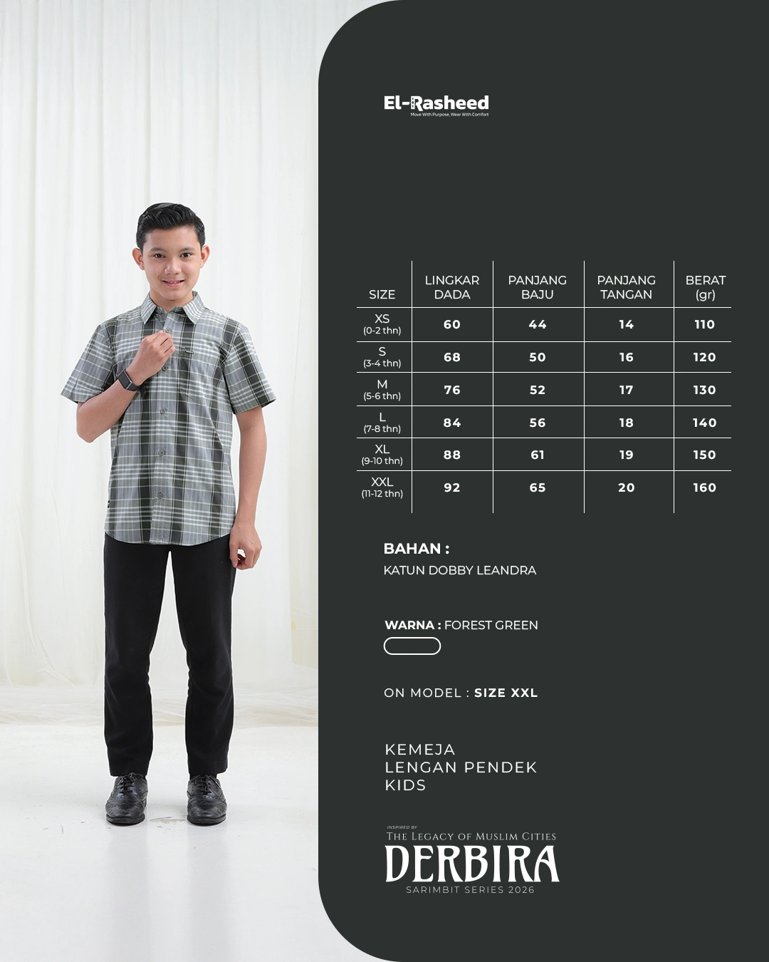 KEMEJA DERBIRA ANAK GRADE B thumb 37