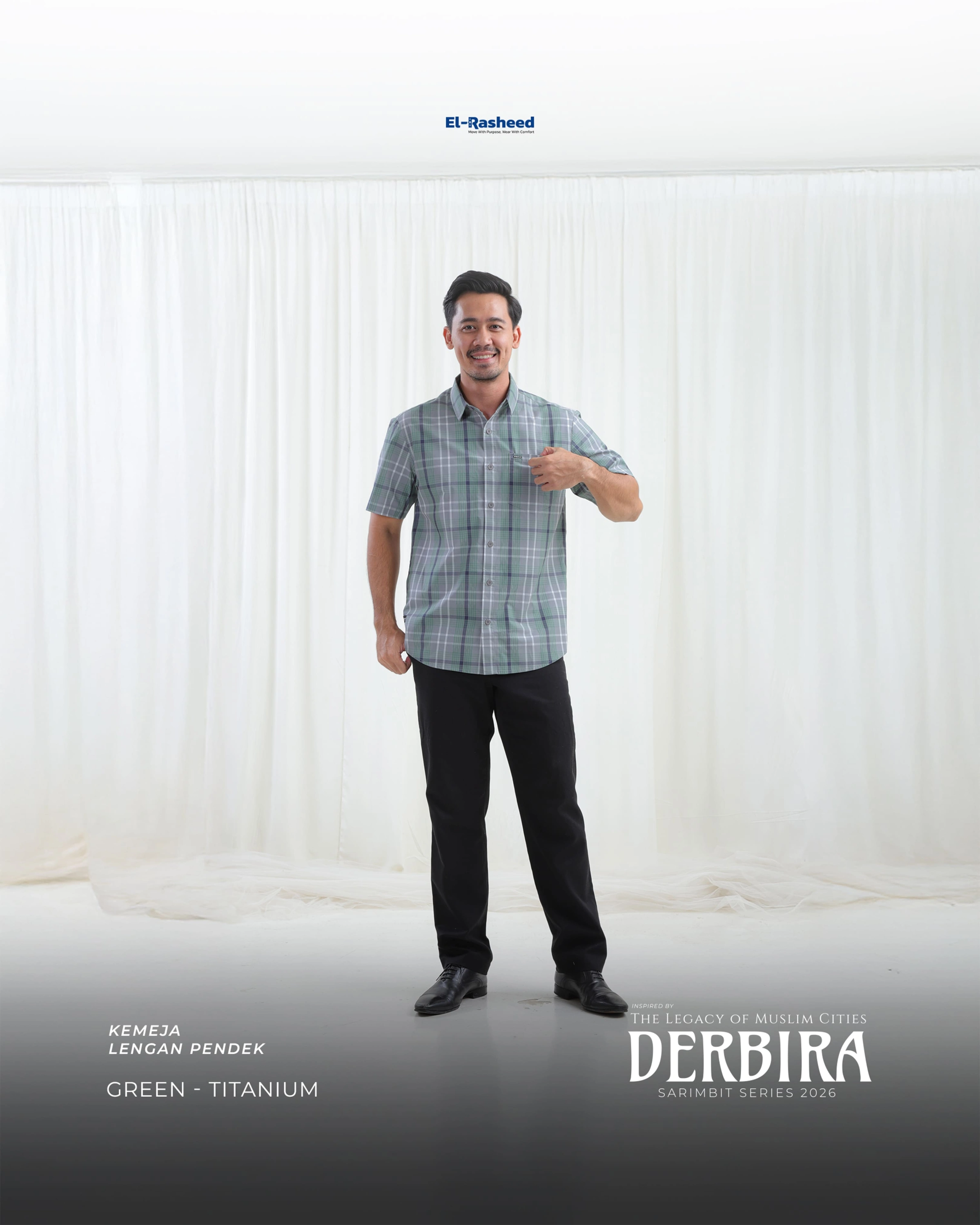 KEMEJA DERBIRA LENGAN PENDEK DEWASA GRADE B thumb 5